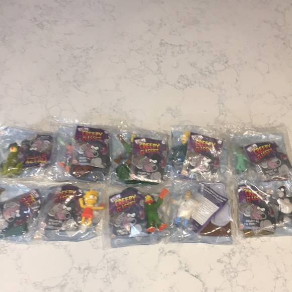 Simpsons! *Retired* *Unopened* set of 10 figures Burger King 2002 - Picture 13 of 13